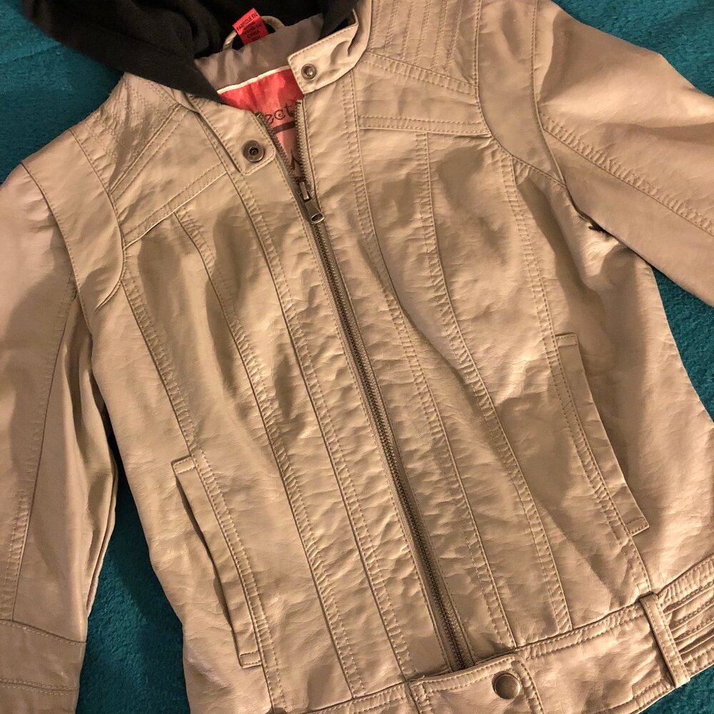 Collection B Leather Jacket - Picture 2 of 3
